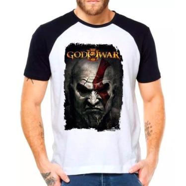 Imagem de Camiseta kratos god of war games jogos camisa masculina lançamento 01 