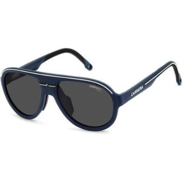 Imagem de Óculos de Sol Carrera Sport 09 S FLL 57IR Azul Masculino - Azul - Masculino - Único-Masculino