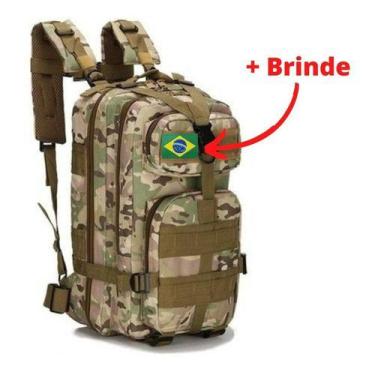 Imagem de Mochila Tática Militar Impermeável Reforçada 30 L - GN, Camuflada clar