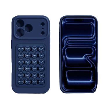 Imagem de Capa De Silicone Sólida Com Suporte De Sucção Para iPhone 16 15 14 pro