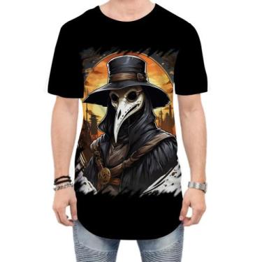 Imagem de Camiseta Longline Máscara da Peste Negra 11 - Kasubeck Store®, P
