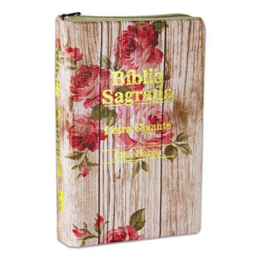 Imagem de Bíblia Sagrada Tradicional Palavras de Jesus em Vermelho Almeida Taman