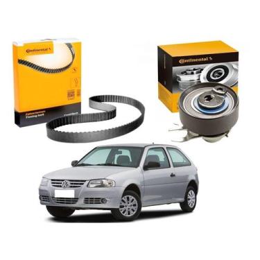 Imagem de Kit Correia Dentada Tensor Gol G4 1.0 1.6 8v 2006 A 2013 - ContiTech