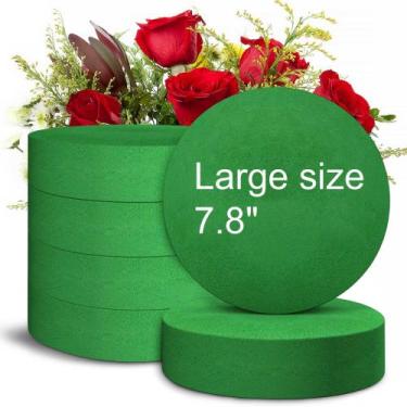 Imagem de Blocos de espuma floral Max Shape, redondos, grandes, pacote com 6