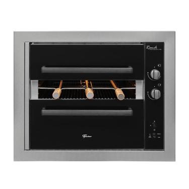 Imagem de Churrasqueira a Gas de Embutir Fischer 3 Espetos Ranch