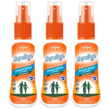 Imagem de Kit 3 Repelente Repellere Seca Rápido Spray 105ml - MyHealth