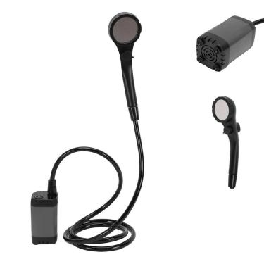 Imagem de Chuveiro Eletrico Portatil Acampamento Camping Ducha Com Bomba Recarregavel USB Pesca Viagem Praia Versatil Compacta
