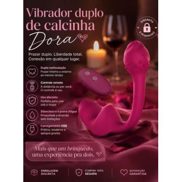 Imagem de Massageador Dora Recarregável em Silicone com Dupla Vibração - I-Moon