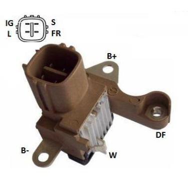 Imagem de Regulador De Voltagem Ikro Cod.ref. Denso 1266000150 Hilux crv sorento