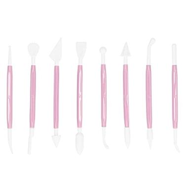 Imagem de Ferramenta de fondant DIY, ferramenta de decoração de chocolate fácil de limpar para padaria(Bolsa OPP rosa)