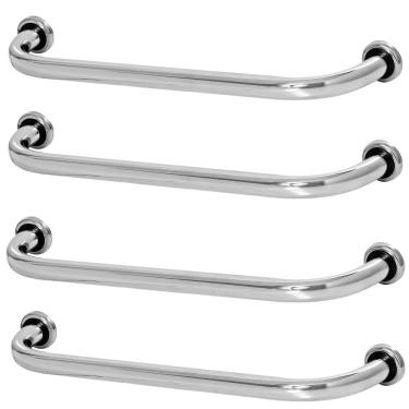 Imagem de Kit 4 Barras De Apoio De Idoso Para Banheiro 80cm