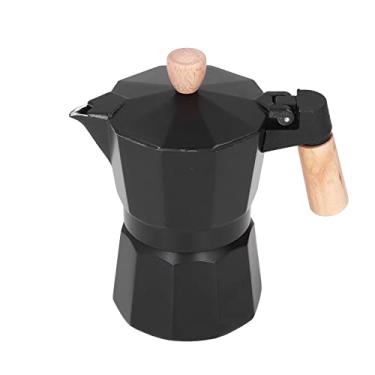 Imagem de Cafeteira de liga de alum¨ªnio, cafeteira italiana octogonal feita ¨¤ m?o para camping dom¨¦stico escrit¨®rio viagem caf¨¦(6 Cups), Fog?o Cafeteira Camping Fermentada ¡§¡è M?o Ferramenta de Caf¡§| liga a