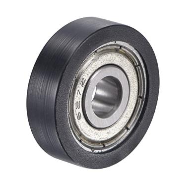 Imagem de 2 pcs Guia Roda Plana Groove 7mm Eixo Furo 27mm Diâmetro Pompa Revestido