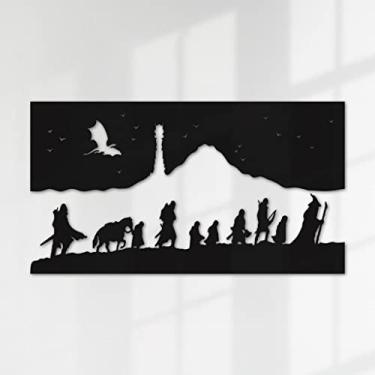 Imagem de Quadro Decorativo Corte à Laser - JORNADA RPG CENARIO