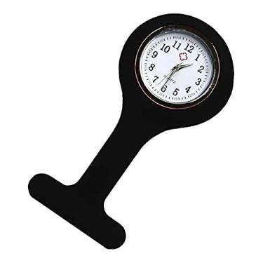 Imagem de Relógio Lapela Para Jaleco Enfermagem Fisio - Marca Bioland (Preto)