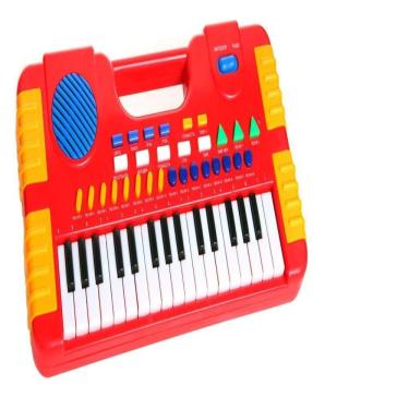 Imagem de Piano Infantil Teclado Musical 31 Teclas 8 Sons Funcao Gravador Sintetizador
