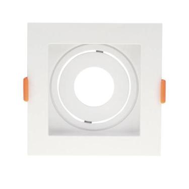 Imagem de Spot De Embutir Conecta Mr11 Mini Dicroica Quadrado Recuado Branco Dl1