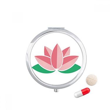 Imagem de Flower Plant Plant Caixa de comprimidos de flor de lótus Caixa de armazenamento de remédios