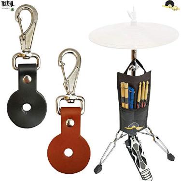 Imagem de Gancho Suporte para Bag de Baquetas Tribal Percussion - Fixação direto na máquina de chimbal Cor:Marrom