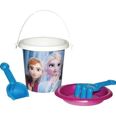 Imagem de Baldinho De Praia Frozen Coleção Disney Brinquedos Infantil - Rosita