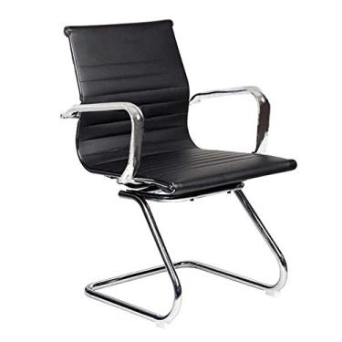 Imagem de Cadeira de Escritório Interlocutor Fixa Eames Best Preta