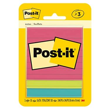 Imagem de Post-it Observa es, 7,6 cm x 7,6 cm, Cidade do Cabo, pacote com 3 blocos