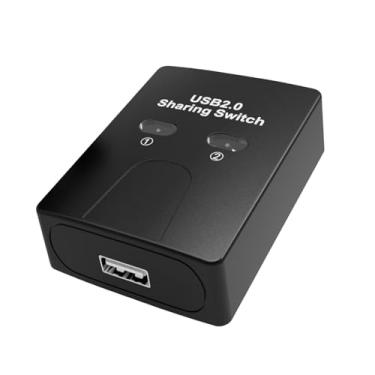 Imagem de ＫＬＫＣＭＳ Switch de Compartilhamento de Impressora 2 em 1 Comutador USB 2.0 para Mouse de PC