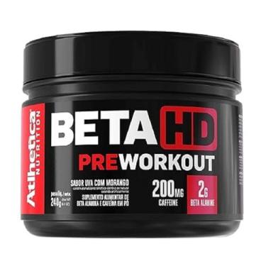 Imagem de BETA HD PRE WORKOUT (240G) - Athletica Nutrition (Uva com Morango)