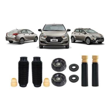 Imagem de Kit 4 Coxim Dianteiro Batente Traseiro Hb20 2017 2018 2019