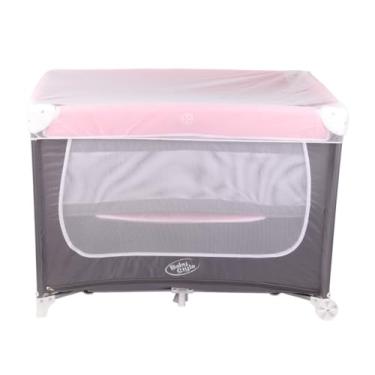 Imagem de Berço Cercadinho Desmontável Portátil Chiqueirinho Confort (Rosa)