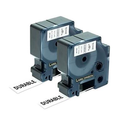 Imagem de Label Orison Compatível com DYMO D1 Fita de etiquetagem 19 mm 45803 S0720830 Preto sobre branco 3/4 polegadas (19 mm) x 7 m (23 pés) para etiquetadora Dymo LabelManager 360D 420P 450D 500TS, 2