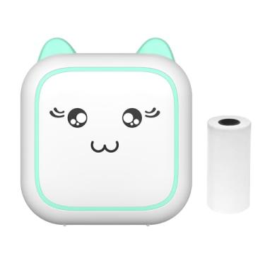 Imagem de Daconovo impressora térmica multifuncional portátil fabricante de adesivos foto instantânea suporte para impressão sem tinta conexão BT para smartphone com 1 rolo de papel 57mm compatível com sis CZ