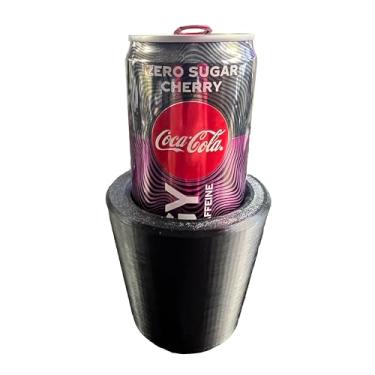 Imagem de Adaptador de suporte de lata Slim da Red Bull (impresso em 3D nos EUA) (preto)