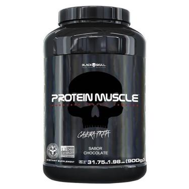 Imagem de PROTEIN MUSCLE 900 G - BLACK SKULL (CARAMELO)-Unissex