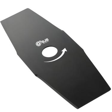 Imagem de Lâmina Faca Corte de 2 Pontas Roçadeira Cortador de Grama Gasolina para ST FS 160/220/280/280/300, 330mm de Diametro com Furo de 20MM,Preta, Pacote com 1