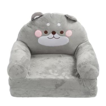 Imagem de Sofá-cama Infantil, Pelúcia Macia Dobrável, Poltrona Infantil, sofá de Chão, Colchão Infantil Conversível, Futon, Colchão Dobrável, Cadeira Infantil, sofá (Dobrando ao meio)