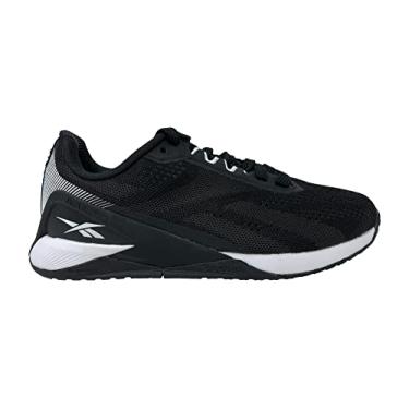 Imagem de Reebok Tênis feminino Nano X1 Cross Trainer, tamanho 39, preto/calçado branco/preto, Núcleo preto/calçado branco/núcleo preto, 39