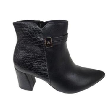 Imagem de Bota Piccadilly Feminina Pinhão e Preto Ref:745211-Feminino