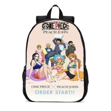 Imagem de MOCHILA ESCOLA INFANTIL JUVENIL ANIME ONE PIECE ORDER START-Unissex