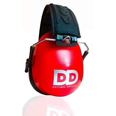 Imagem de Protetor de ouvido profissional da Decibel Defense – 37dB NRR – A mais alta classificação e mais confortável proteção de ouvido para tiro e uso industrial – A melhor proteção auditiva garantida (vermelho de segurança)