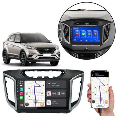 Imagem de Multimídia MP5 Creta 2016 17 18 19 20 2021 9 Polegadas Android-Auto/Ca