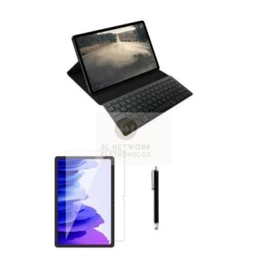Imagem de Capa com teclado bluetooth + Película de Vidro + Caneta touch para tab