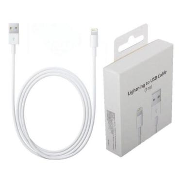 Imagem de Cabo usb 2.0 A1703 branco com entrada USB saída Lightning - Lightning 