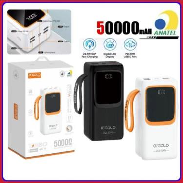 Imagem de Carregador Portátil 50000mAh Power Bank Original Turbo 22.5W PD Hyperc