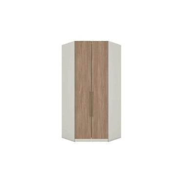 Imagem de Guarda Roupa Closet de Quarto Canto Oblíquo MC05 Seletto c/ 2 Portas e