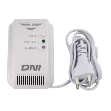 Imagem de Detector De Vazamento Gas Natural E Fuga Glp Com Sirene Alarme Bivolt 