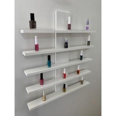 Imagem de Expositor Moderno 200 Esmaltes Branco - Montalar