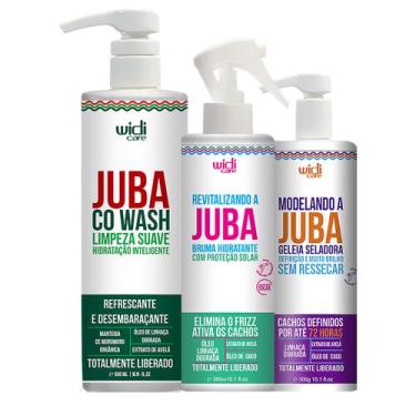Imagem de Kit Widi Care Juba CoWash, Bruma, Geleia Seladora de Cachos