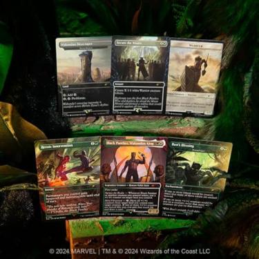 Imagem de Magic the Gathering Secret Lair x Marvel's Black Panther - Non-Foil Edition