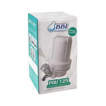 Imagem de Filtro para torneira 5" Branco 125 POU c/ Torneira de metal - BBI